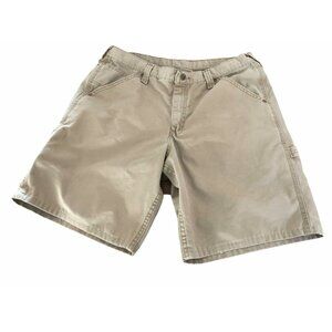 Lee Cargo Shorts Khaki Mens 38 Beige Tan Tough Durable Outdoor Hiking Fishing